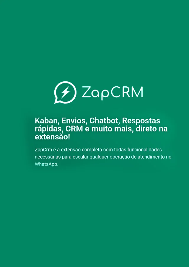 ZapCRM - CRM para WhatsApp com Kanban, Chatbot e Envios em Massa - Marketizando